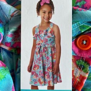 Jona Michelle Kids  Floral Sundress Size 8